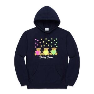 Teddy Fresh Navy Hoodie with Vibrant Bear Design